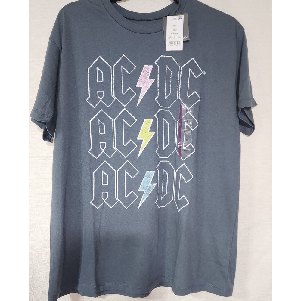 ACDC men's XXL shirt-Faded